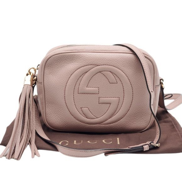 Gucci Disco Soho Camera Leather Crossbody Bag - Picture 2 of 16